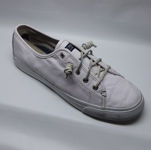 Sperry Seacoast white leather